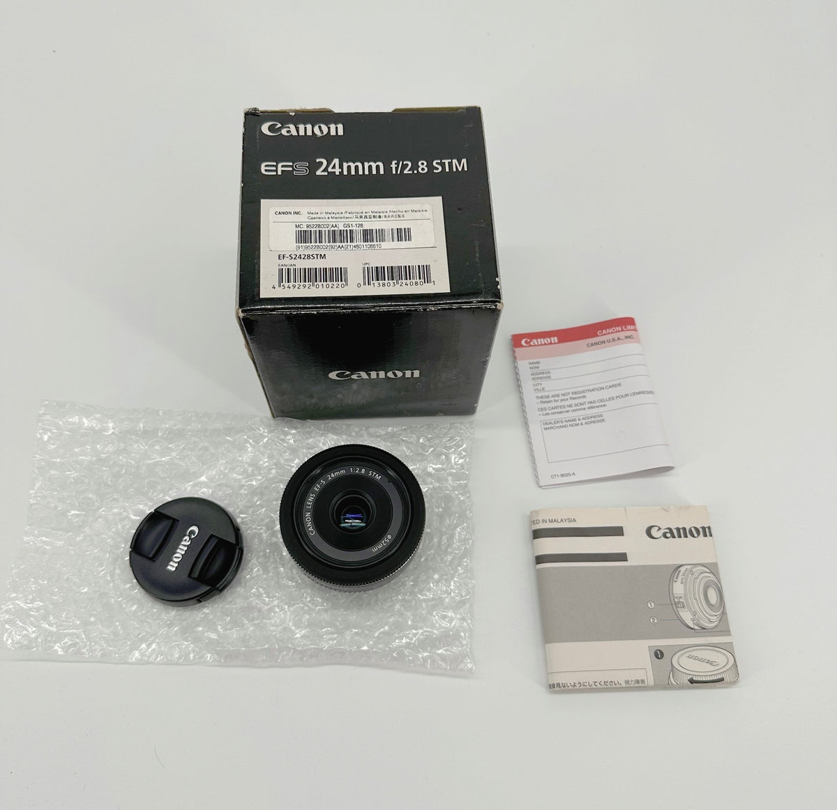 Canon EFS 24mm f/2.8 STM Camera Lens