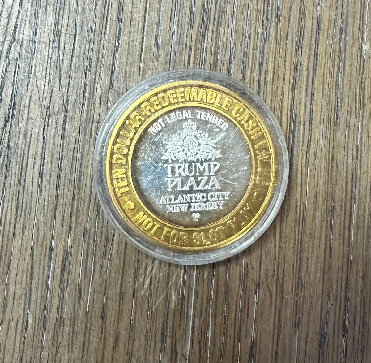 Trump Plaza .999 Fine Silver $10.00 Coin