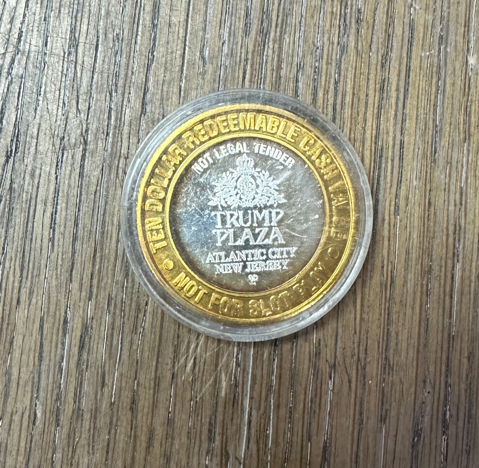 Trump Plaza .999 Fine Silver $10.00 Coin