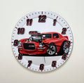 Wall Clock Silent Quartz Classic Muscle Car 1973 Camaro Home Decor, Garage, Office