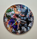 Batman Joker Marvel Wall Clock Silent Quartz Baby Home Decor