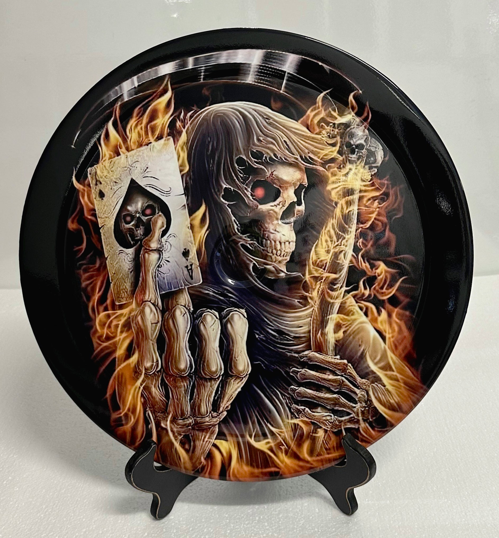 Ace Of Spade Reaper 14" Air Cleaner Cover Lid