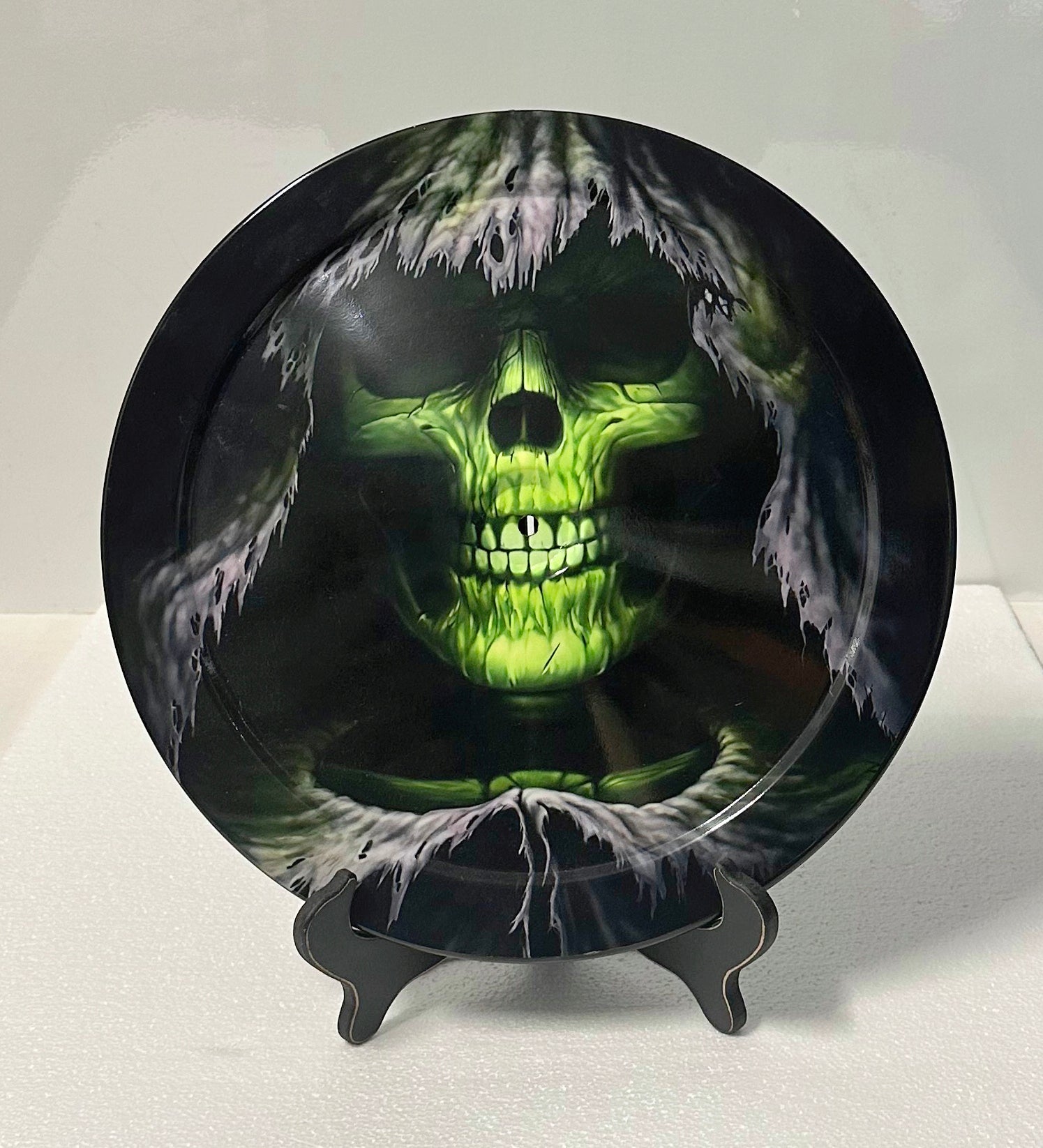 Green Grim Reaper 14" Air Cleaner Cover Lid