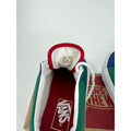 Vans Yacht Club Old Skool Red Blue Green Skate Shoes men's size 4/women's size 5.5 VN0A38G1R1Q